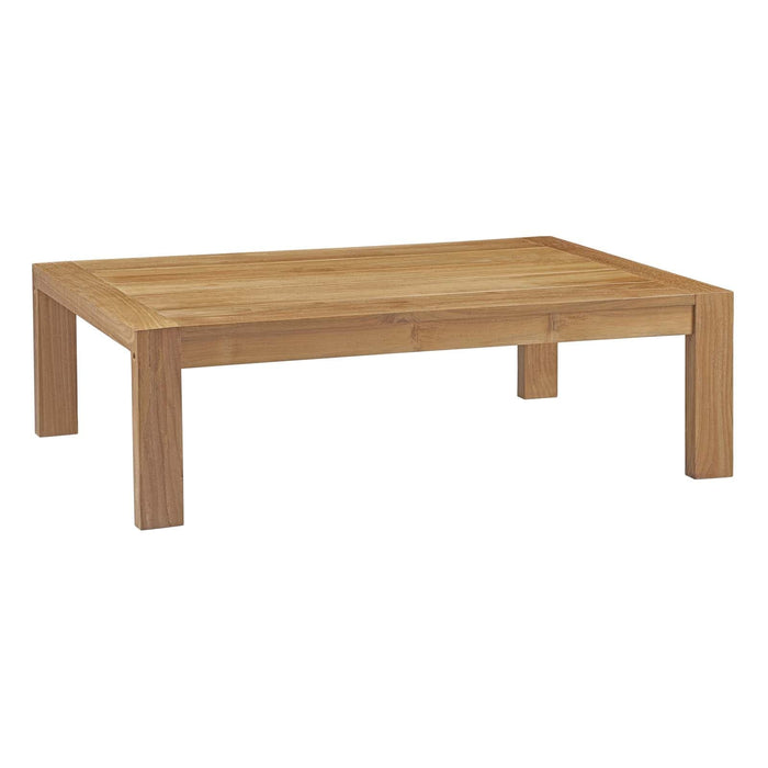 Upland Outdoor Patio Wood Coffee Table | Bohemian Home Decor