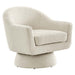 Astral Boucle Fabric Boucle Fabric Swivel Chair | Bohemian Home Decor