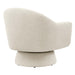 Astral Boucle Fabric Boucle Fabric Swivel Chair | Bohemian Home Decor