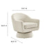 Astral Boucle Fabric Boucle Fabric Swivel Chair | Bohemian Home Decor