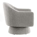 Astral Boucle Fabric Boucle Fabric Swivel Chair | Bohemian Home Decor