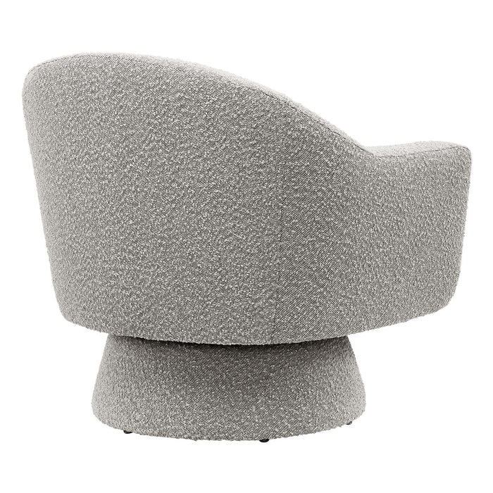 Astral Boucle Fabric Boucle Fabric Swivel Chair | Bohemian Home Decor