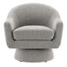 Astral Boucle Fabric Boucle Fabric Swivel Chair | Bohemian Home Decor