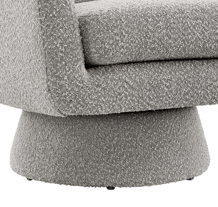 Astral Boucle Fabric Boucle Fabric Swivel Chair | Bohemian Home Decor
