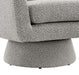Astral Boucle Fabric Boucle Fabric Swivel Chair | Bohemian Home Decor