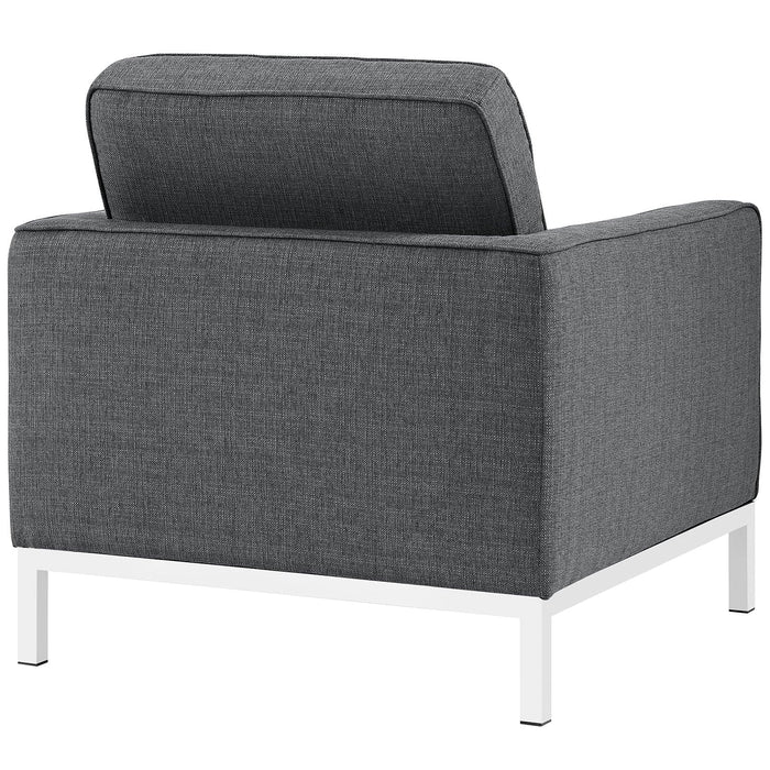 Loft Upholstered Fabric Armchair | Bohemian Home Decor