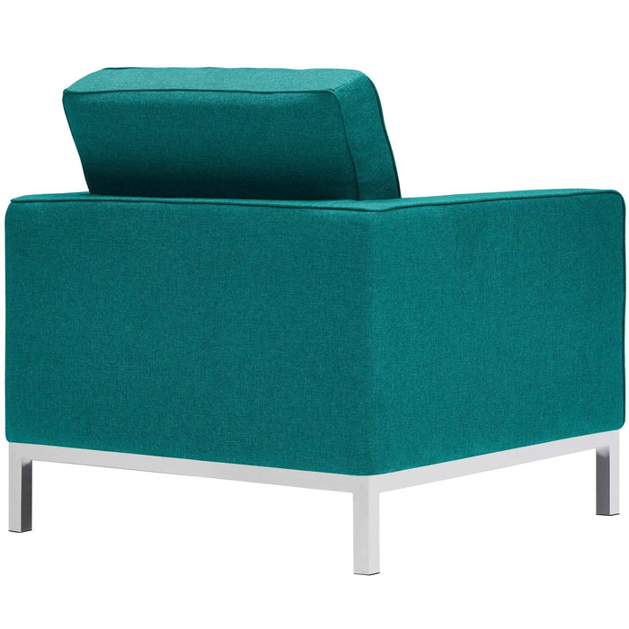 Armchair Loft Upholstered Fabric Armchair -Free Shipping at Bohemian Home Decor