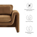 Waverly Performance Velvet Armchair | Bohemian Home Decor