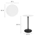 Lippa 28" Round Bar Table | Bohemian Home Decor
