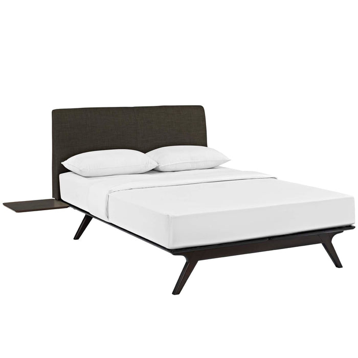 Bedroom Set Tracy 3 Piece Queen Bedroom Set II Cappuccino Orange -Free Shipping at Bohemian Home Decor