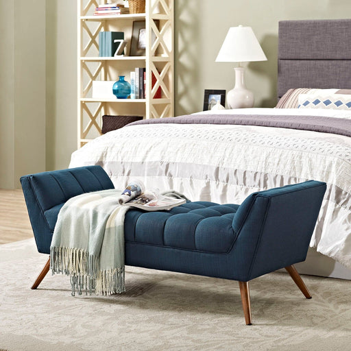 Response Medium Upholstered Fabric Bench | Bohemian Home Decor