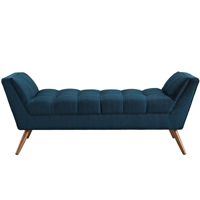 Response Medium Upholstered Fabric Bench | Bohemian Home Decor