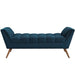 Response Medium Upholstered Fabric Bench | Bohemian Home Decor