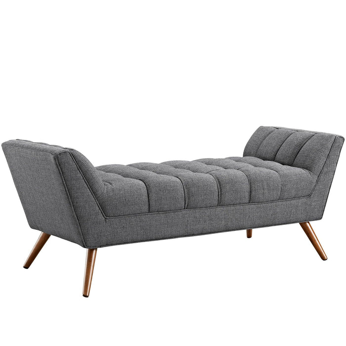 Response Medium Upholstered Fabric Bench | Bohemian Home Decor