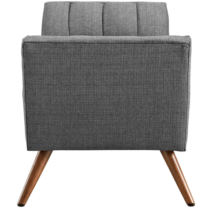 Response Medium Upholstered Fabric Bench | Bohemian Home Decor