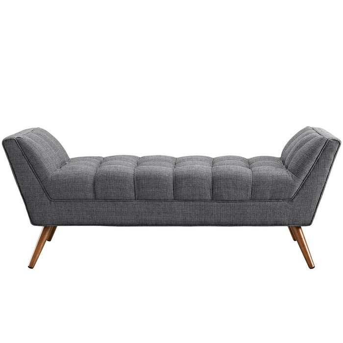 Response Medium Upholstered Fabric Bench | Bohemian Home Decor