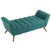 Response Medium Upholstered Fabric Bench | Bohemian Home Decor