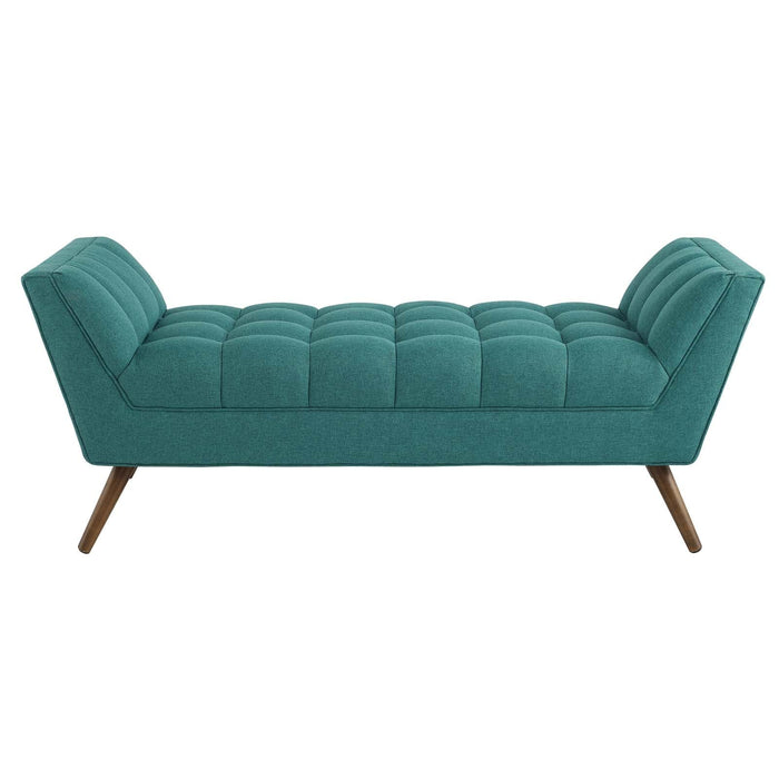Response Medium Upholstered Fabric Bench | Bohemian Home Decor