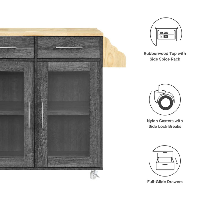 Cuisine Kitchen Cart | Bohemian Home Decor