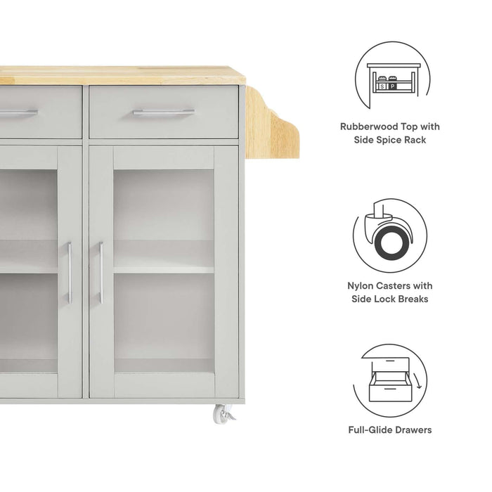 Cuisine Kitchen Cart | Bohemian Home Decor