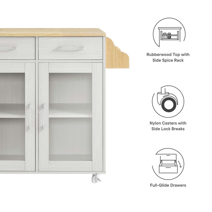 Cuisine Kitchen Cart | Bohemian Home Decor