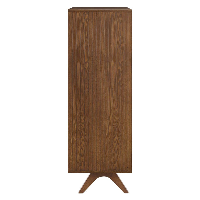 Cabinets Dylan Chest Walnut Gray -Free Shipping at Bohemian Home Decor