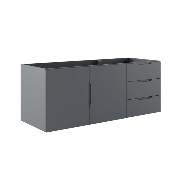 Vitality 48" Bathroom Vanity Cabinet (Sink Basin Not Included) | Bohemian Home Decor
