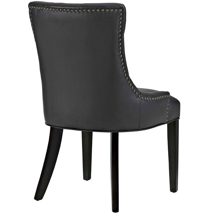 Regent Tufted Vegan Leather Dining Chair | Bohemian Home Decor