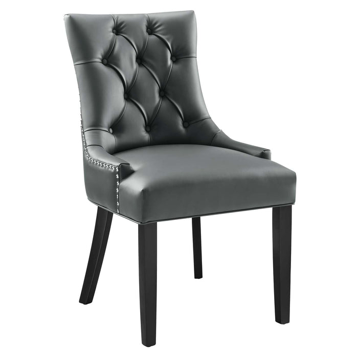 Regent Tufted Vegan Leather Dining Chair | Bohemian Home Decor