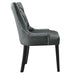 Dining Chair Regent Tufted Vegan Leather Dining Chair -Free Shipping at Bohemian Home Decor