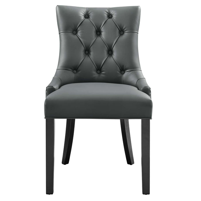 Regent Tufted Vegan Leather Dining Chair | Bohemian Home Decor