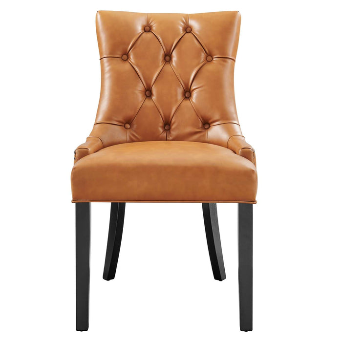 Regent Tufted Vegan Leather Dining Chair | Bohemian Home Decor