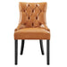 Regent Tufted Vegan Leather Dining Chair | Bohemian Home Decor