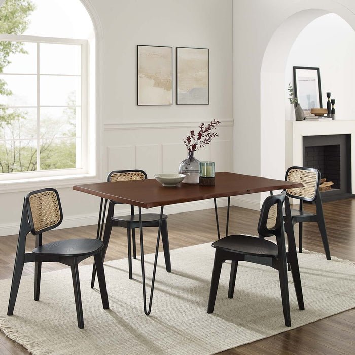 Henley 60" Live Edge Acacia Wood Dining Table II | Bohemian Home Decor