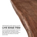 Dining Table Henley 60" Live Edge Acacia Wood Dining Table II -Free Shipping at Bohemian Home Decor