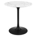 Lippa 28" Round Artificial Marble Dining Table | Bohemian Home Decor