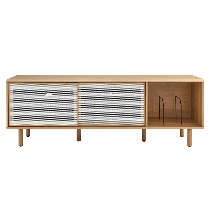 Kurtis 67" TV and Vinyl Record Stand | Bohemian Home Decor