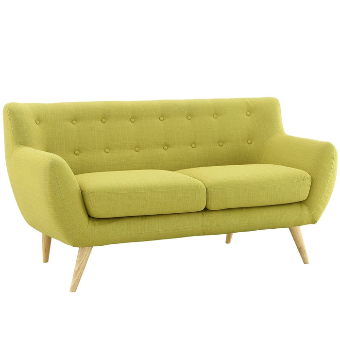 Remark Upholstered Fabric Loveseat | Bohemian Home Decor