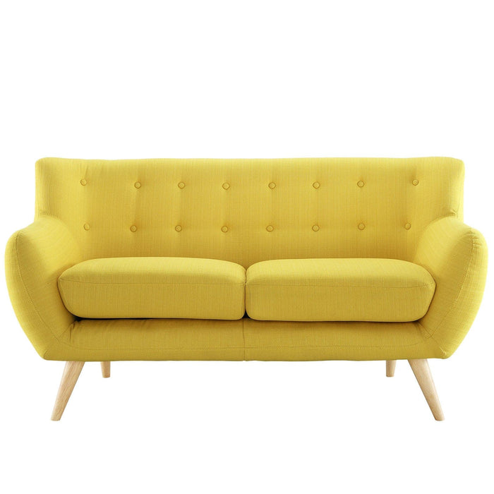 Remark Upholstered Fabric Loveseat | Bohemian Home Decor