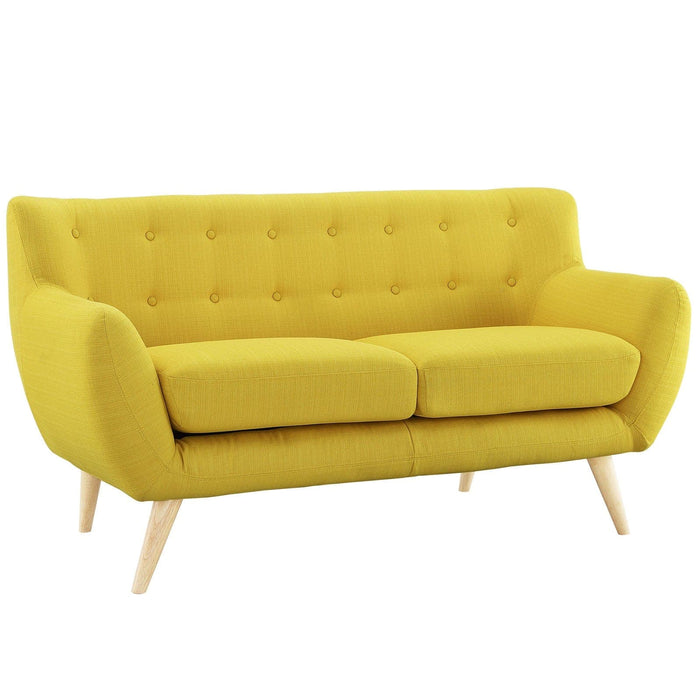 Remark Upholstered Fabric Loveseat | Bohemian Home Decor