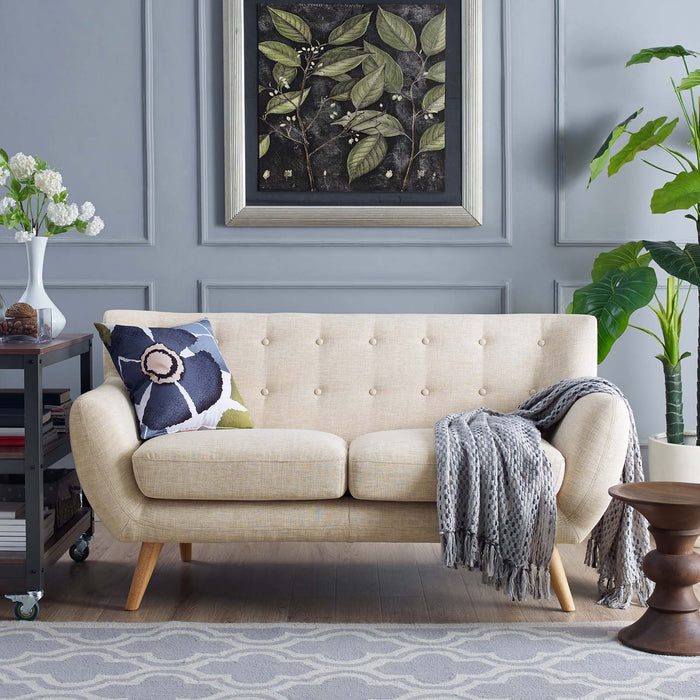 Loveseats Remark Upholstered Fabric Loveseat -Free Shipping at Bohemian Home Decor