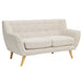 Loveseats Remark Upholstered Fabric Loveseat Beige -Free Shipping at Bohemian Home Decor
