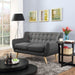 Remark Upholstered Fabric Loveseat | Bohemian Home Decor