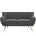 Remark Upholstered Fabric Loveseat | Bohemian Home Decor