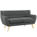 Remark Upholstered Fabric Loveseat | Bohemian Home Decor