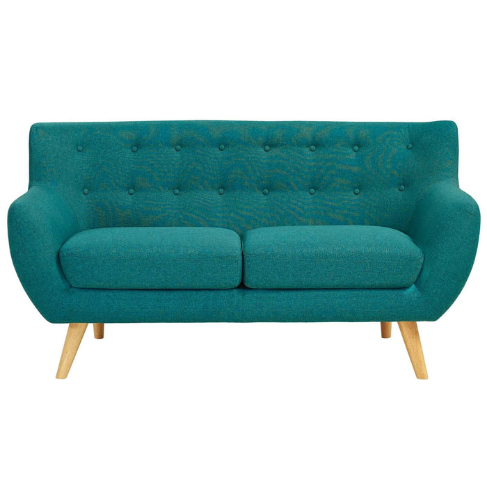 Remark Upholstered Fabric Loveseat | Bohemian Home Decor