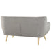 Remark Upholstered Fabric Loveseat | Bohemian Home Decor