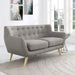 Loveseats Remark Upholstered Fabric Loveseat -Free Shipping at Bohemian Home Decor