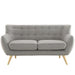 Remark Upholstered Fabric Loveseat | Bohemian Home Decor