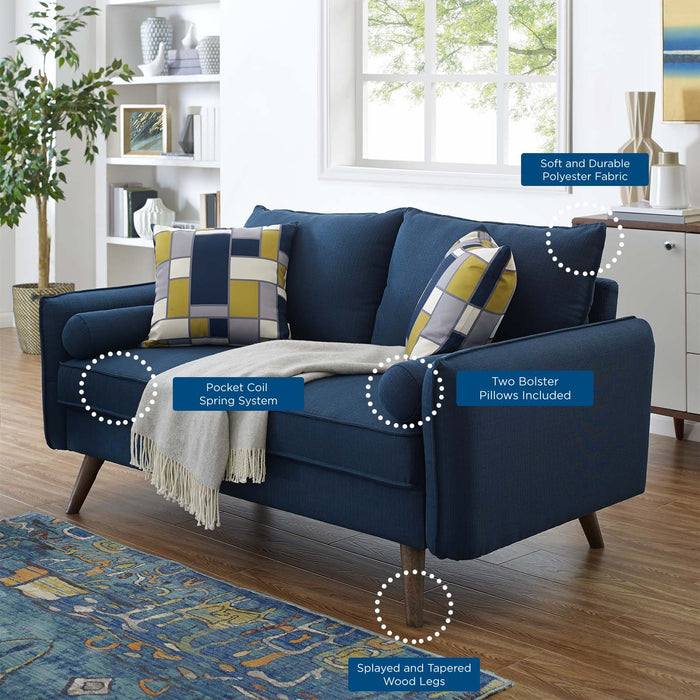 Revive Upholstered Fabric Loveseat | Bohemian Home Decor